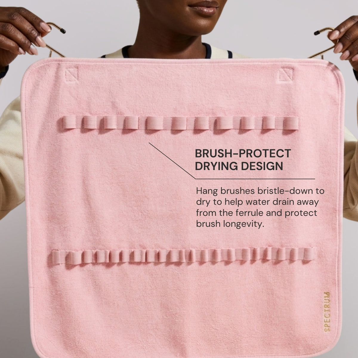 Makeup Brush Drying Towel