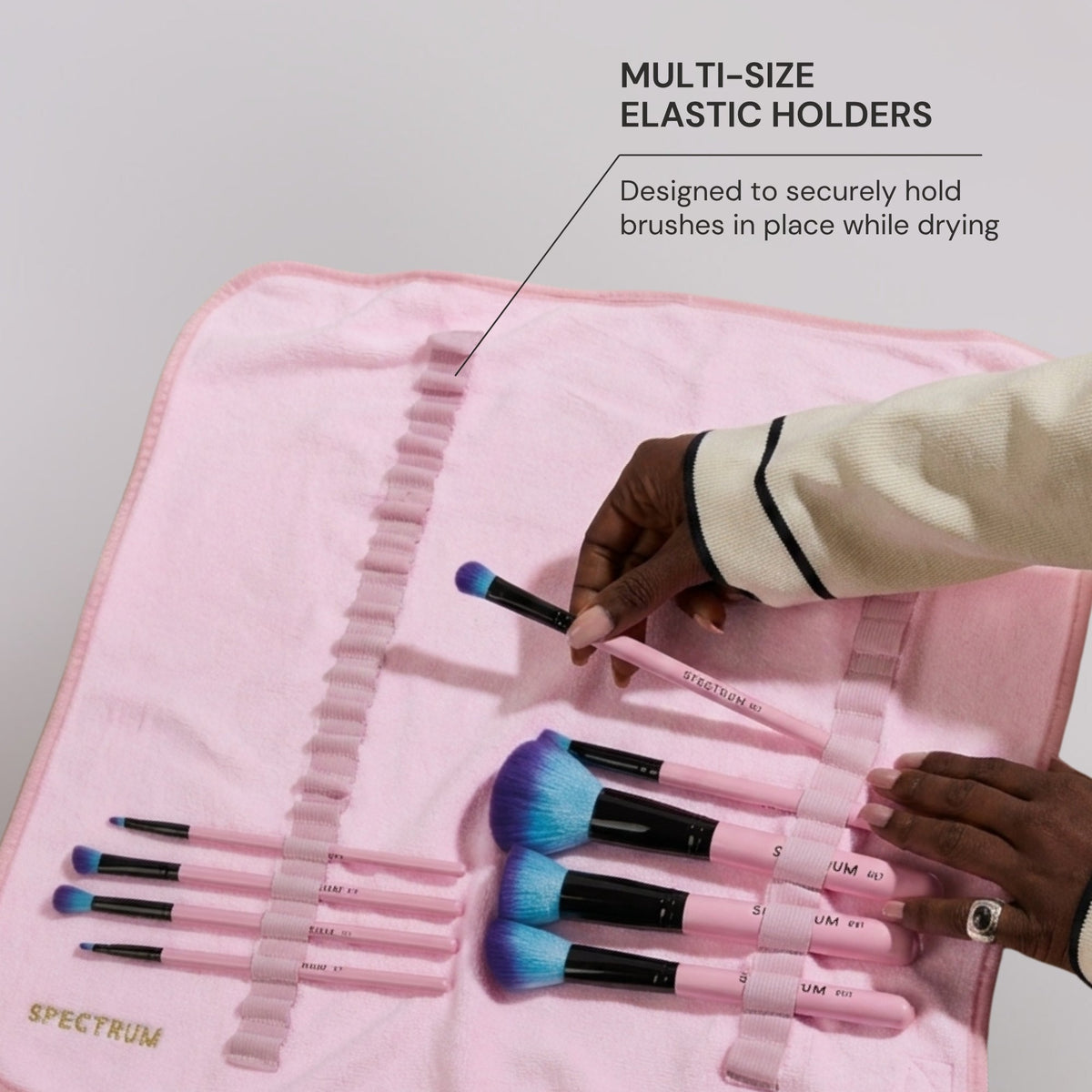 Makeup Brush Drying Towel