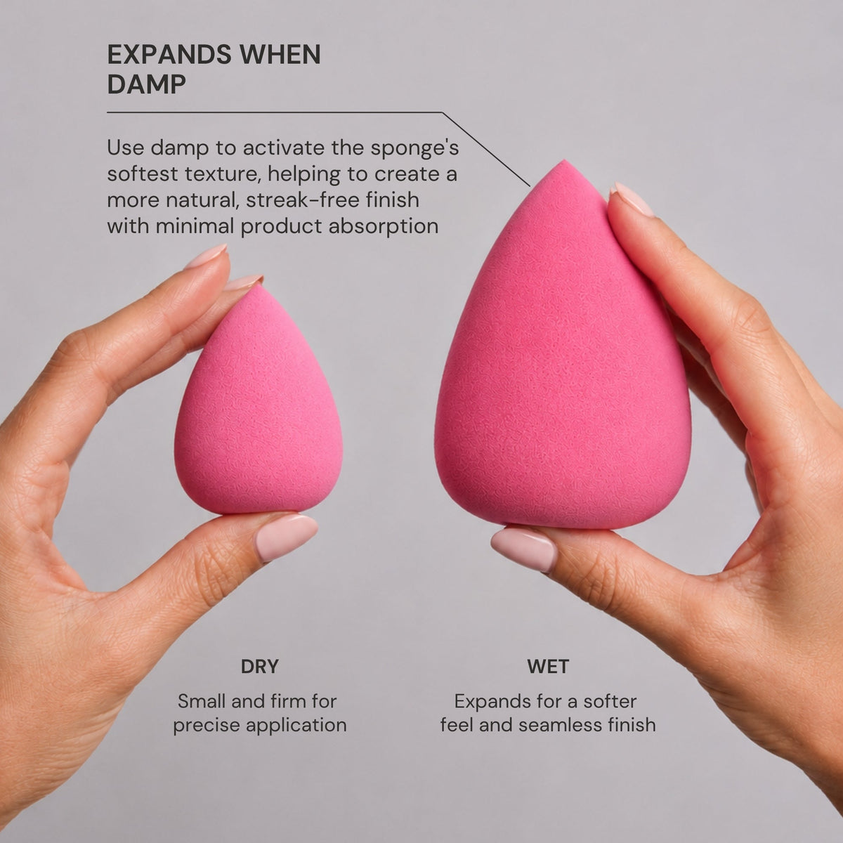 Pink Blending Makeup Sponge