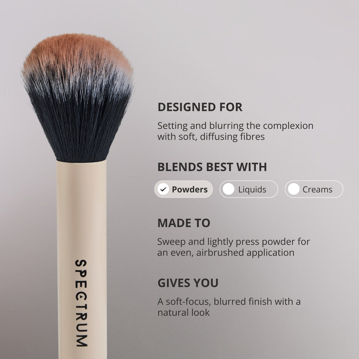 'The Blur and Set' Luxe Foundation and Powder Brush Duo