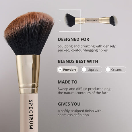'The Complexion' Bronzer and Base Dual-Ended Brush