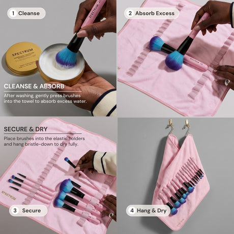 Makeup Brush Drying Towel