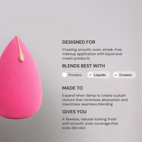 Pink Blending Makeup Sponge