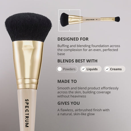 The Foundation & Concealer Dual-Ended Brush