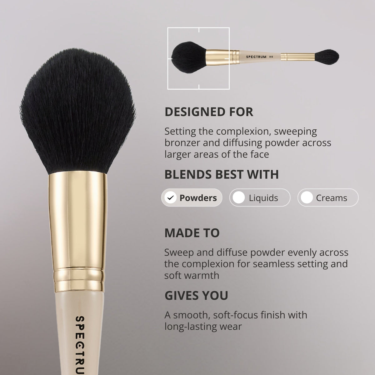 The Powder & Brighten Dual-Ended Brush