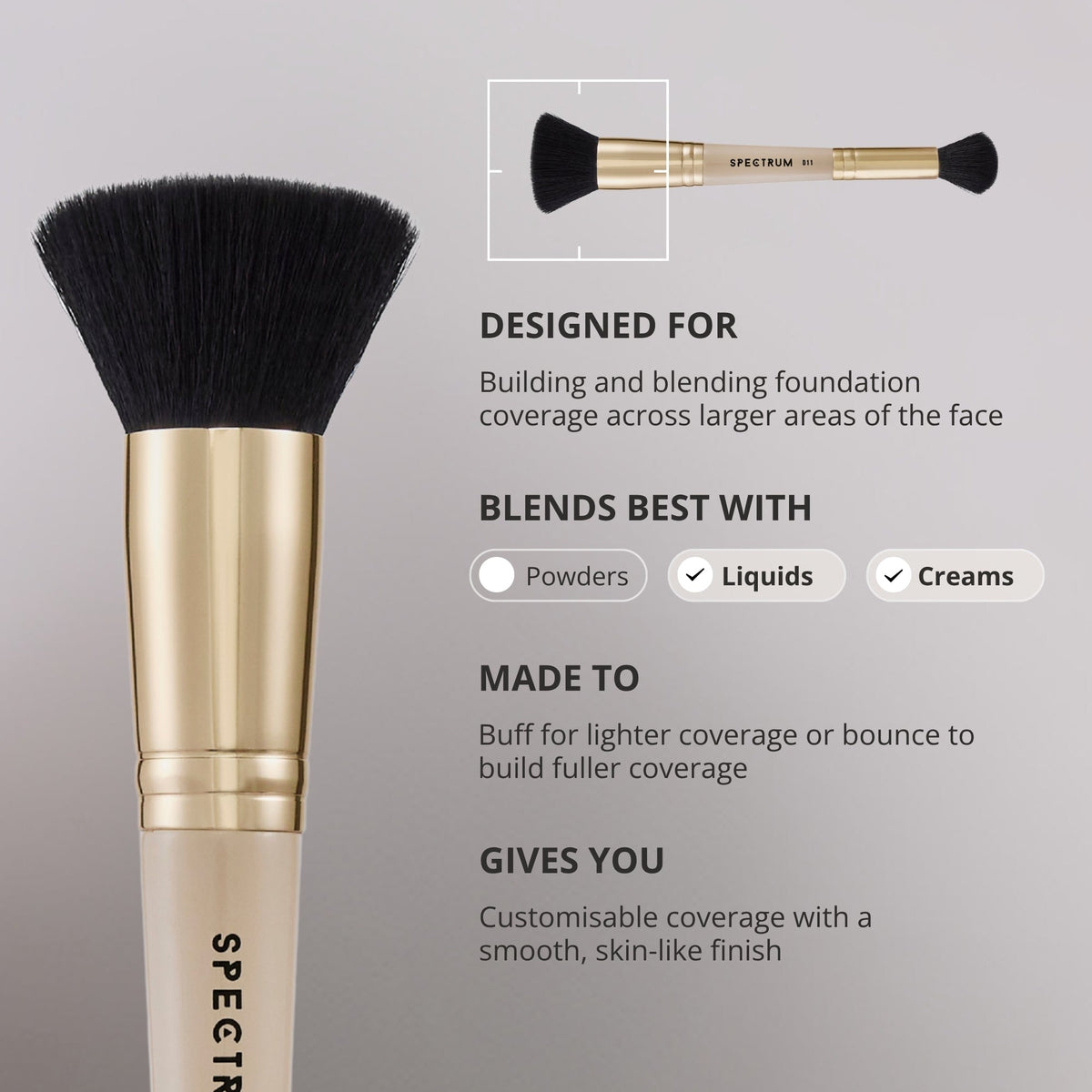The Buff & Blend Dual-Ended Brush