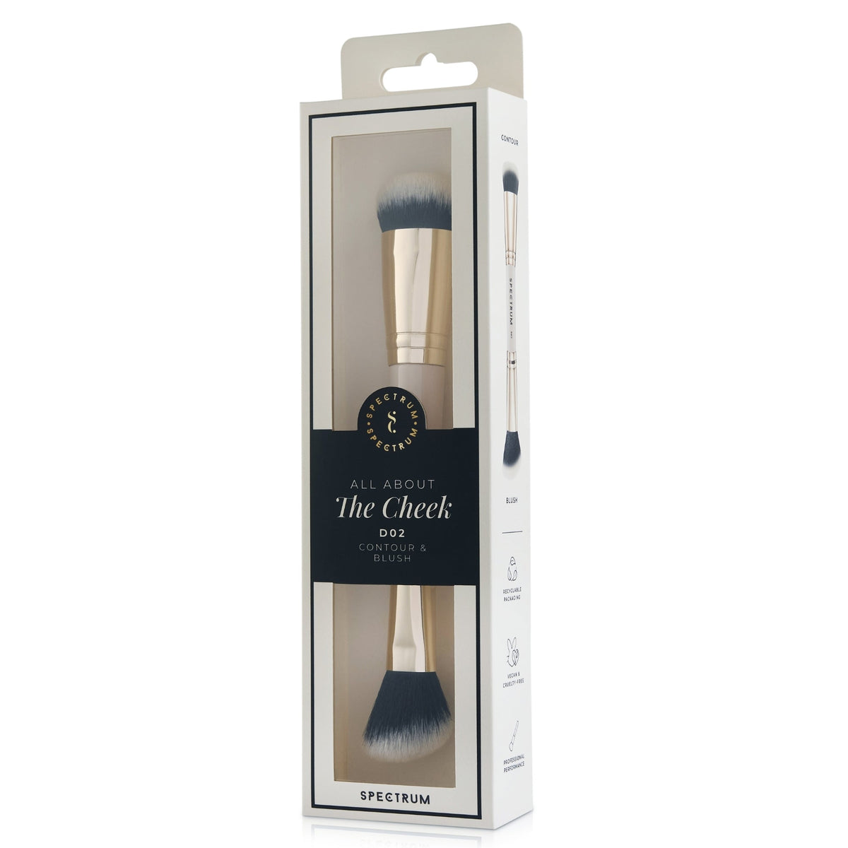 'The Cheek' Contour and Blush Dual-Ended Brush