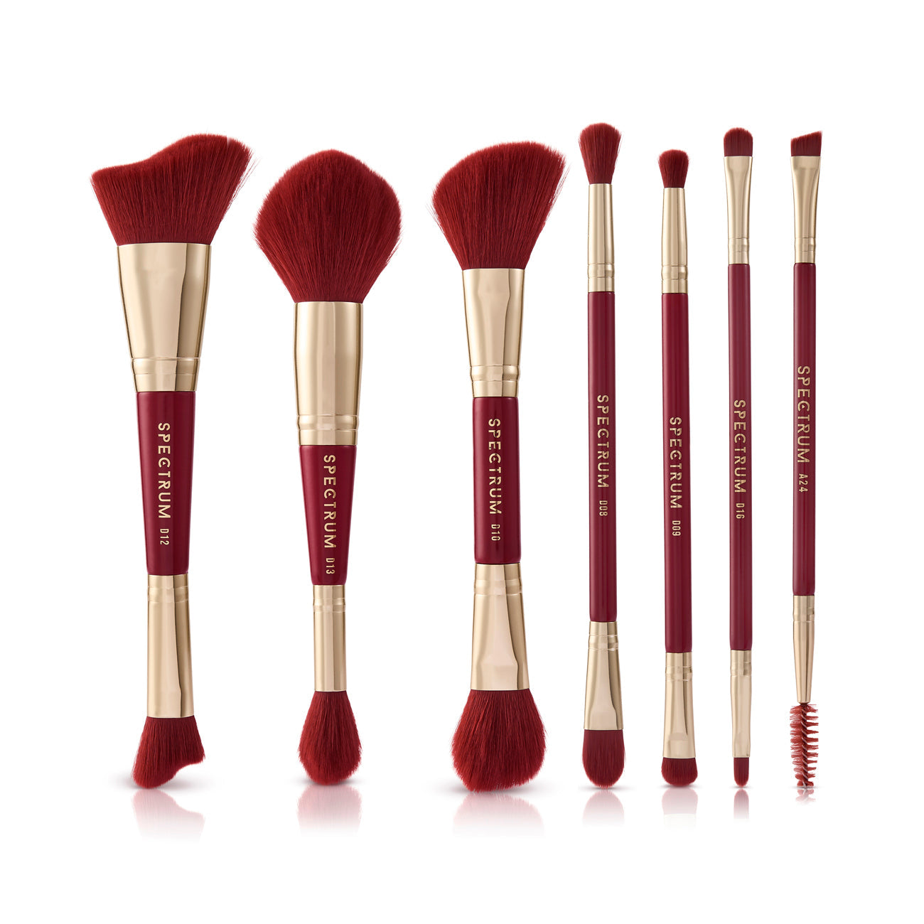 Very Cherry 10 Piece Makeup Brush, Sponge and Puff Set – Spectrum