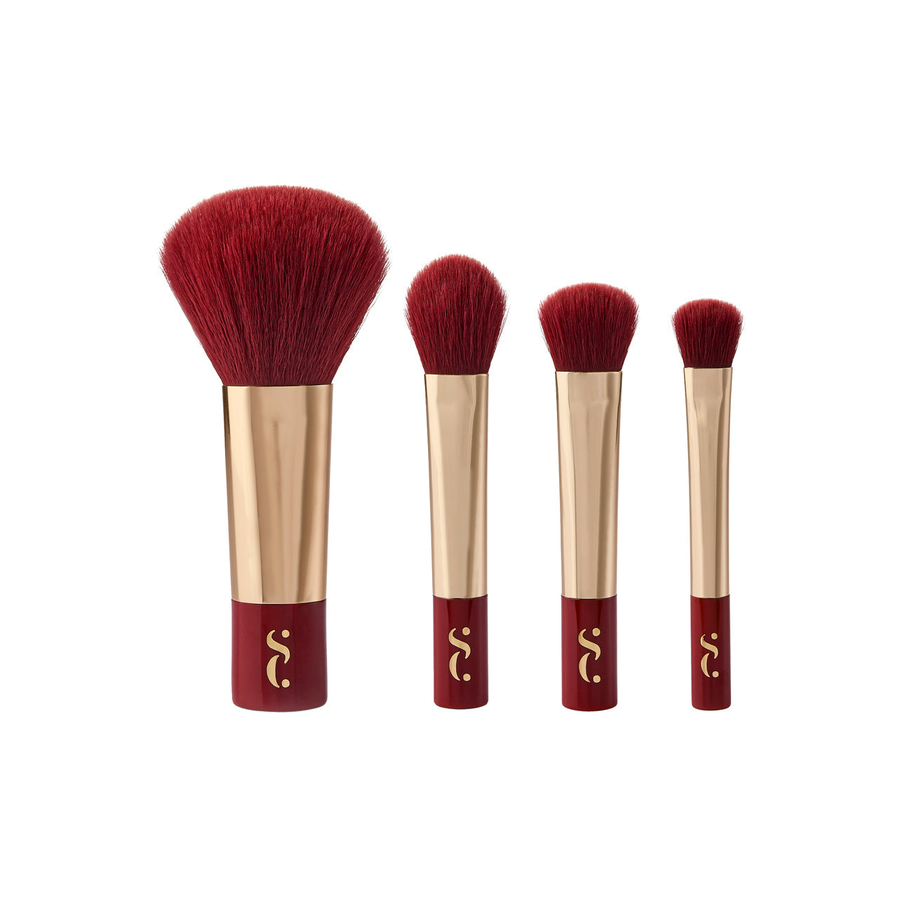 Very Cherry 4 Piece Mini On-The-Go Brush Set. – Spectrum