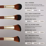 Pantherine Pro 20 Piece Makeup Brush Set
