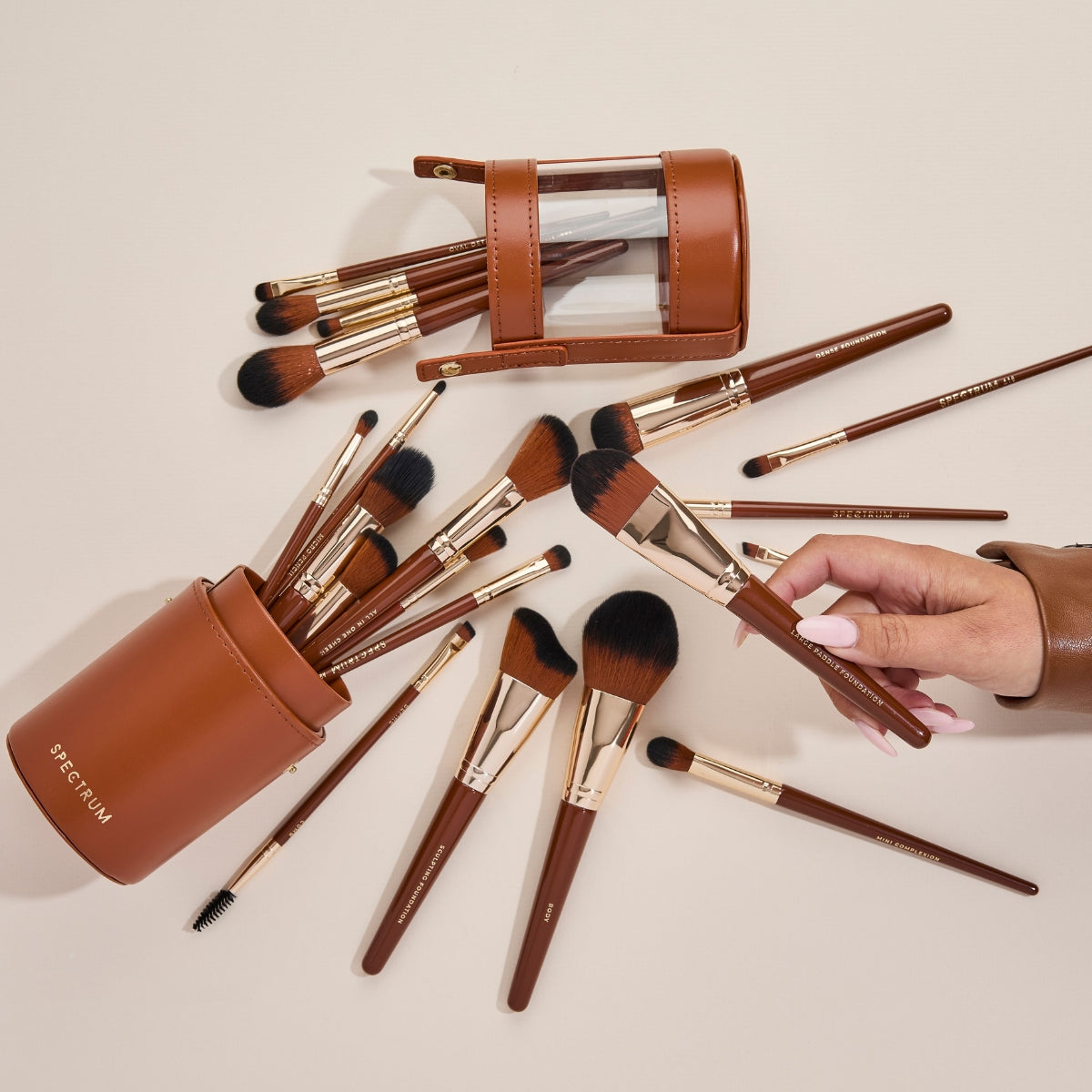 Pantherine Pro 20 Piece Makeup Brush Set – Spectrum Collections US