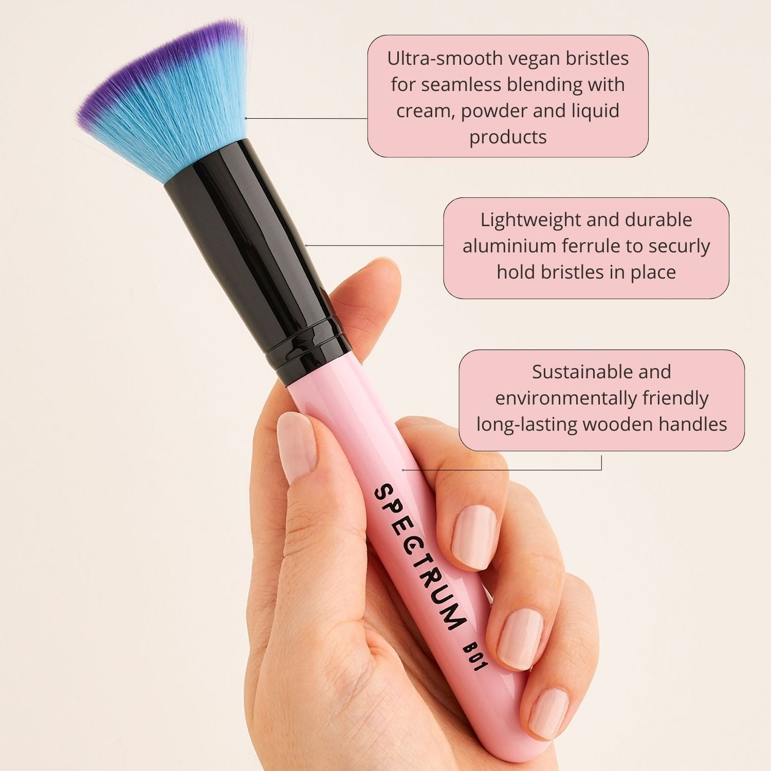 SERMENT Cerbrush セット パック10枚 クリーム3点セット 10 Piece Essential Brush Set | Spectrum Collections – Spectrum