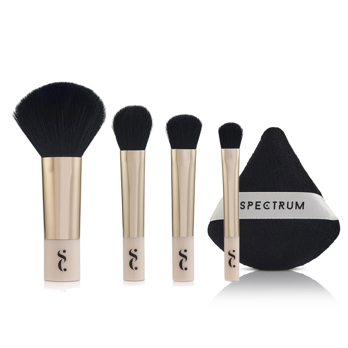 All About The Brush ’The Flawless Minis' 4-piece Brush and Powder Puff Set