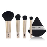 All About The Brush ’The Flawless Minis' 4-piece Brush and Powder Puff Set