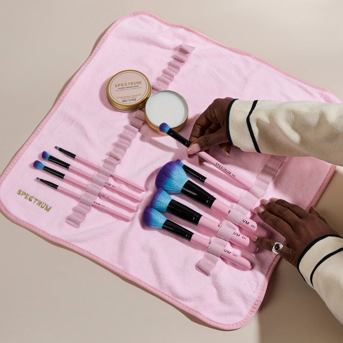 Makeup Brush Drying Towel.