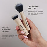 'The Blur and Set' Luxe Foundation and Powder Brush Duo