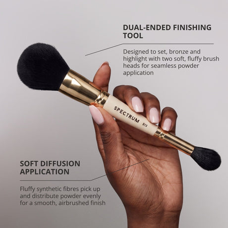 The Powder & Brighten Dual-Ended Brush