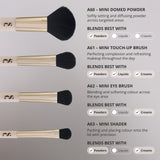 All About The Brush ’The Flawless Minis' 4-piece Brush and Powder Puff Set