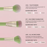 Matcha 5 Piece Makeup Brush Set