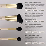 All About The Brush  6 Piece Flawless Face Set