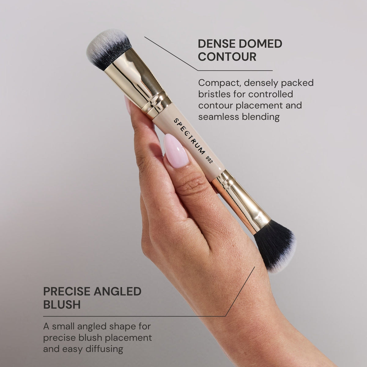 'The Cheek' Contour and Blush Dual-Ended Brush