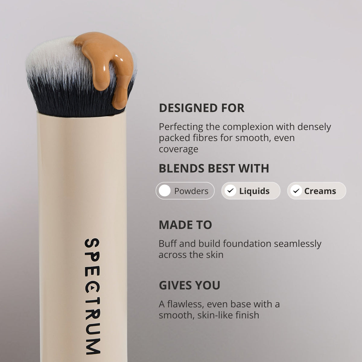 'The Blur and Set' Luxe Foundation and Powder Brush Duo