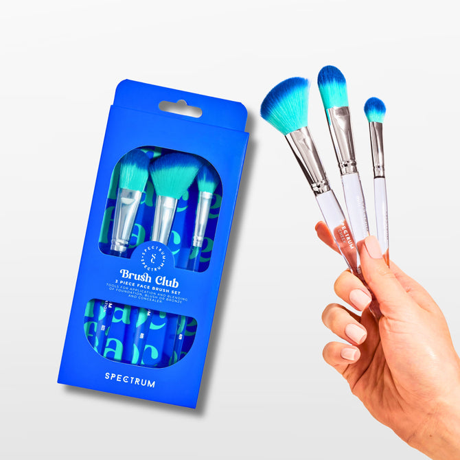 Brush Club 3 Piece Face Brush Set (100% off)
