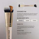 'The Cheek' Contour and Blush Dual-Ended Brush