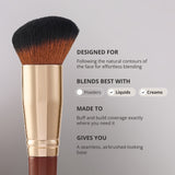 Pantherine B27 Angled Buffing Foundation Brush