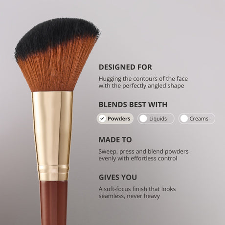 Pantherine A68 Large Angled Powder Brush