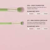 Matcha 5 Piece Makeup Brush Set