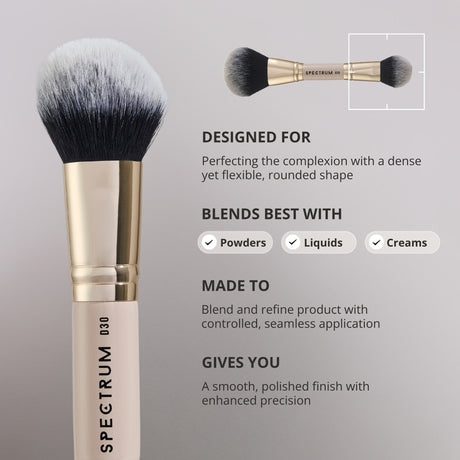 'The Air Brush' Powder and Complexion Dual-Ended Brush
