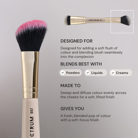 'The Cheek' Contour and Blush Dual-Ended Brush