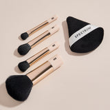 All About The Brush ’The Flawless Minis' 4-piece Brush and Powder Puff Set