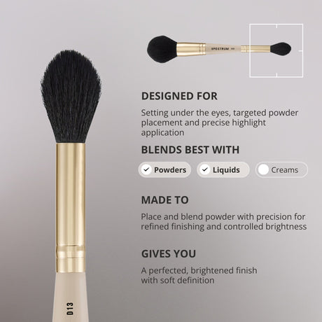 The Powder & Brighten Dual-Ended Brush