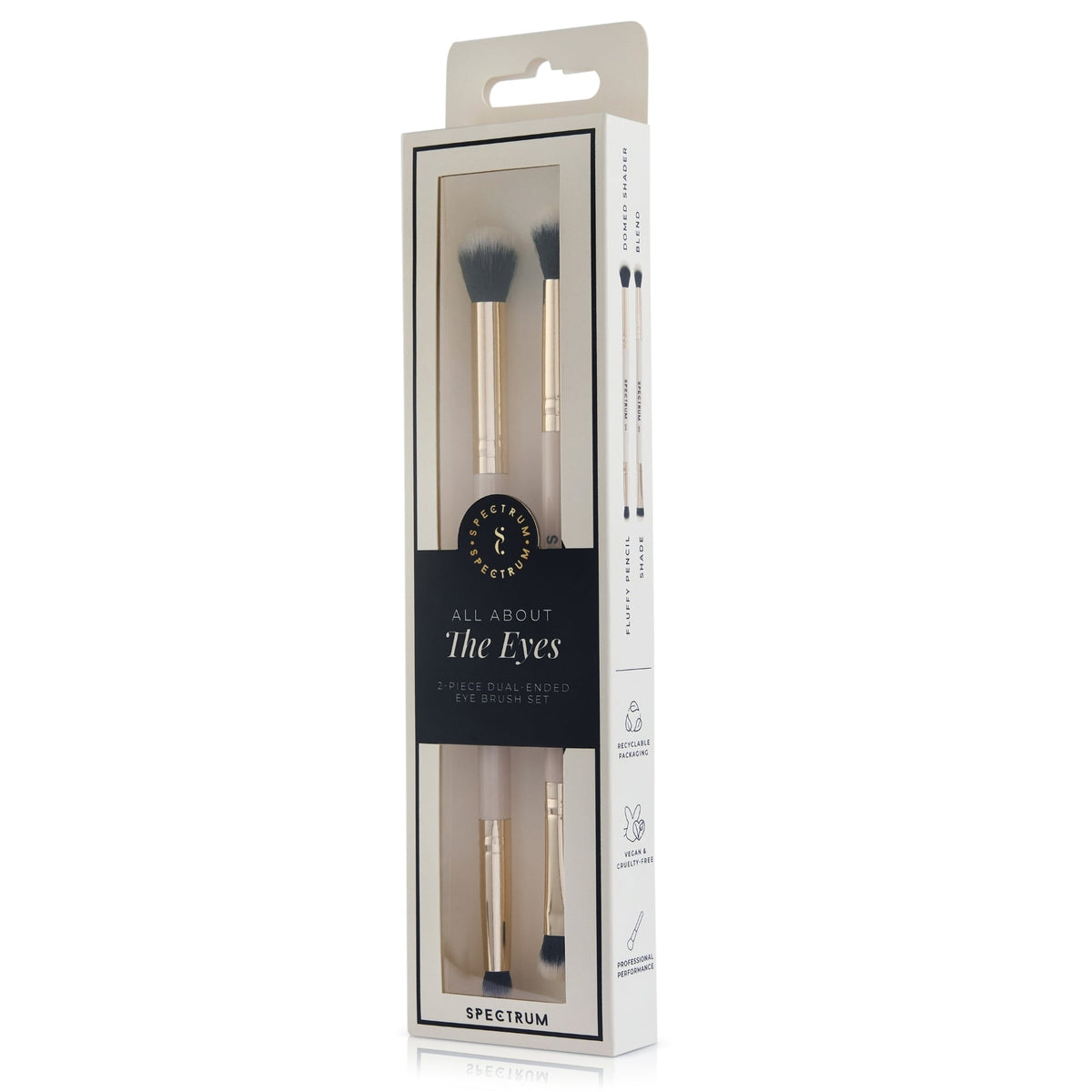 'The Eyes' 2-piece Dual-Ended Eye Brush Set