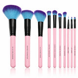 10 Piece Essential Makeup Brush Set