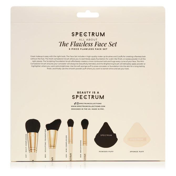 All About The Brush  6 Piece Flawless Face Set