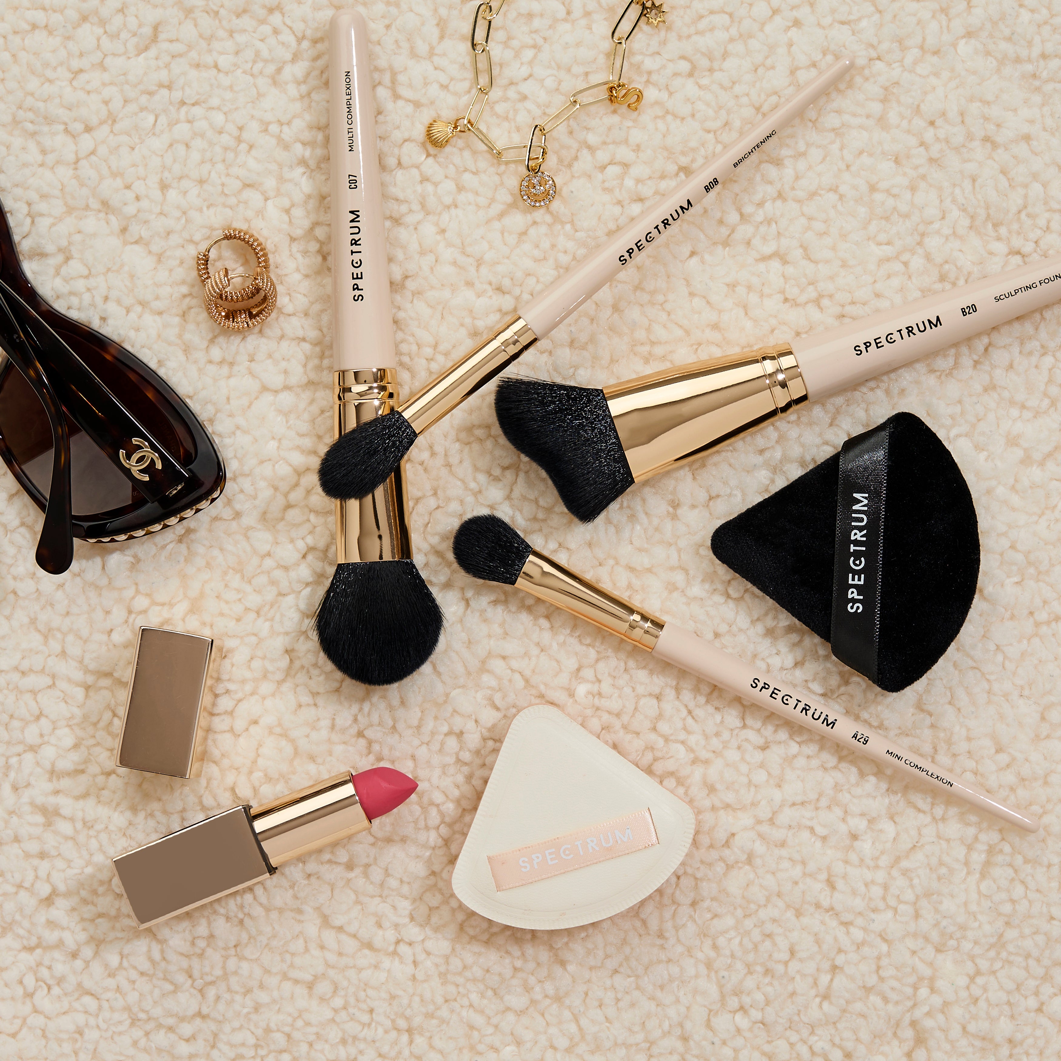 Breeze.beauty 　 インジェクター　6本まとめ売り All About The Brush 6 Piece Flawless Face Set – Spectrum