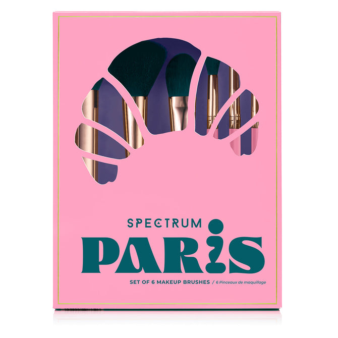 Paris Travel Book 6 Piece Brush Set