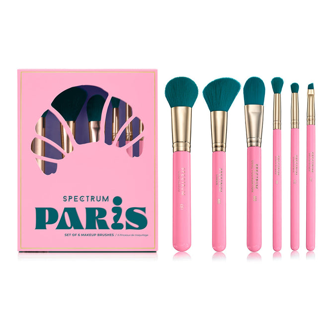 Paris Travel Book 6 Piece Brush Set