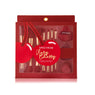Very Cherry 10 Piece Makeup Brush, Sponge and Puff Set