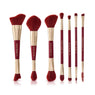 Very Cherry 10 Piece Makeup Brush, Sponge and Puff Set