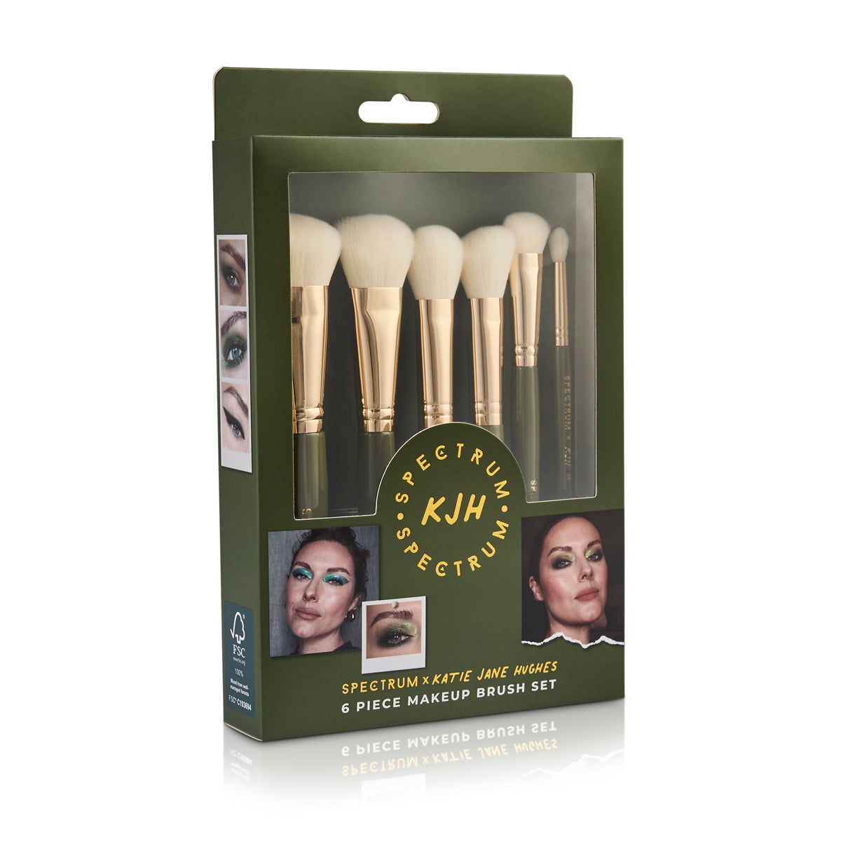 Katie Jane Hughes 6 Piece Makeup Brush Set – Spectrum Collections US