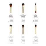 Pantherine 6 Piece Eye Makeup Brush Set