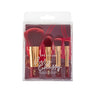 Very Cherry 4 Piece Mini On-The-Go Brush Set.